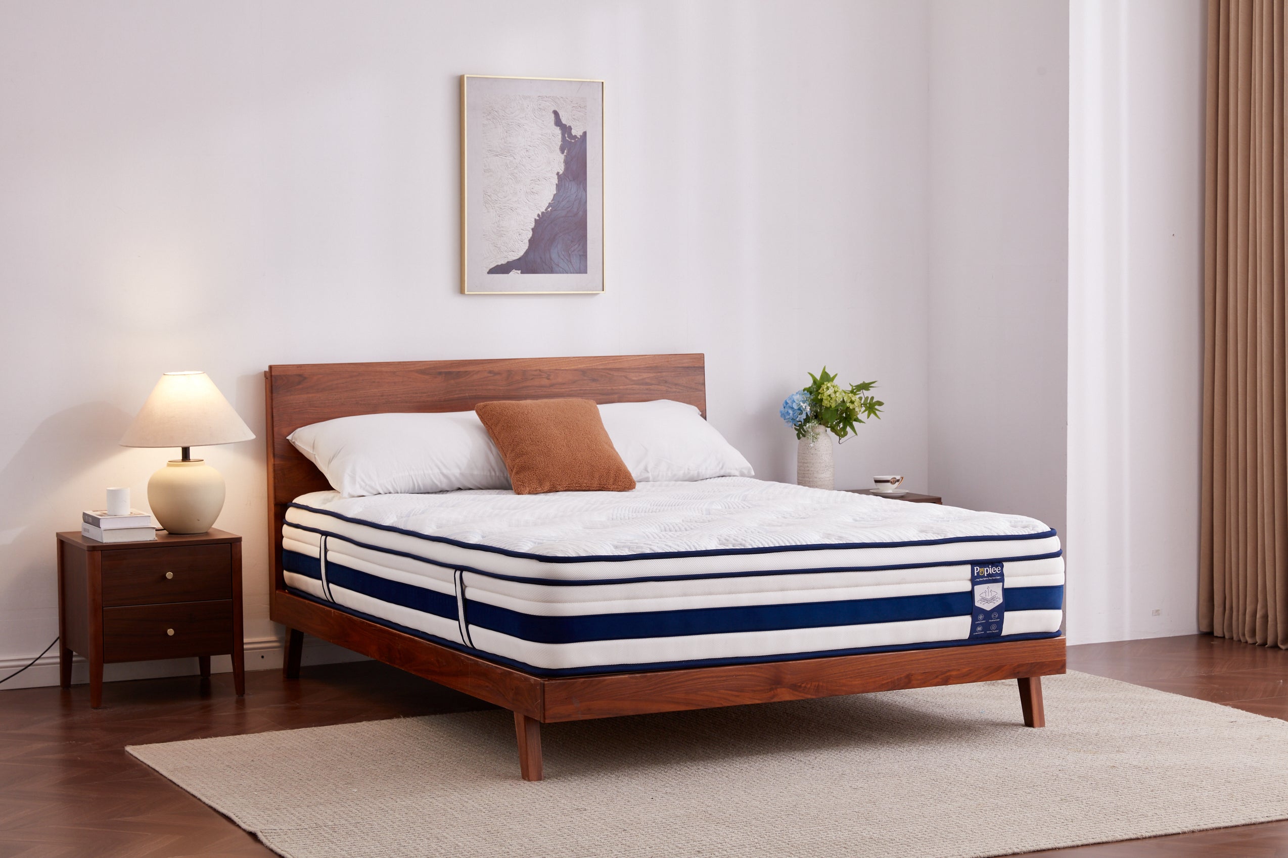 Single Mattress 3FT, Pocket Sprung Memory Foam, Medium Firm | 7 zone orthopaedic support, motion isolation, eases body pressure for single sleepers