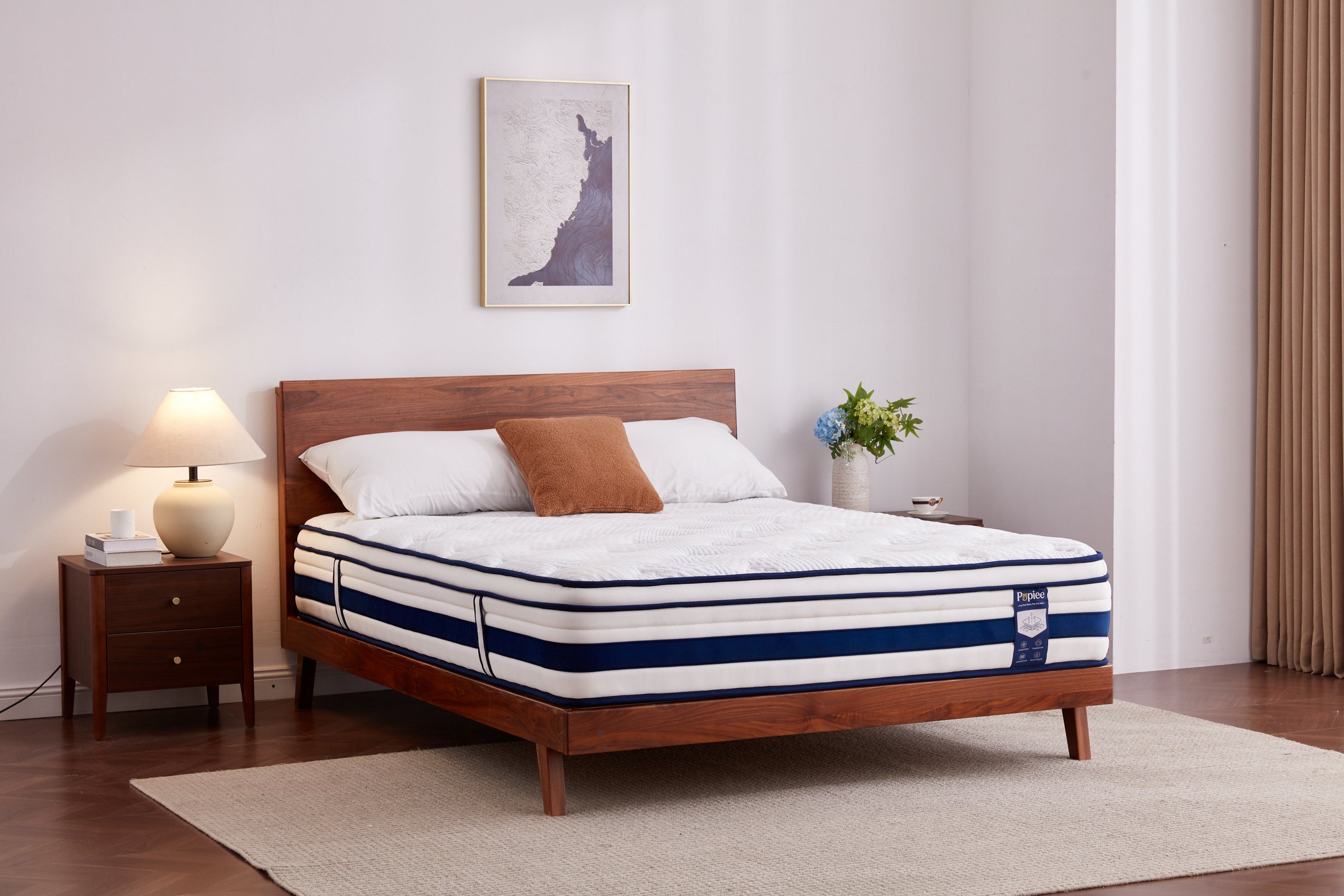 Single Mattress 3FT, Pocket Sprung Memory Foam, Medium Firm | 7 zone orthopaedic support, motion isolation, eases body pressure for single sleepers