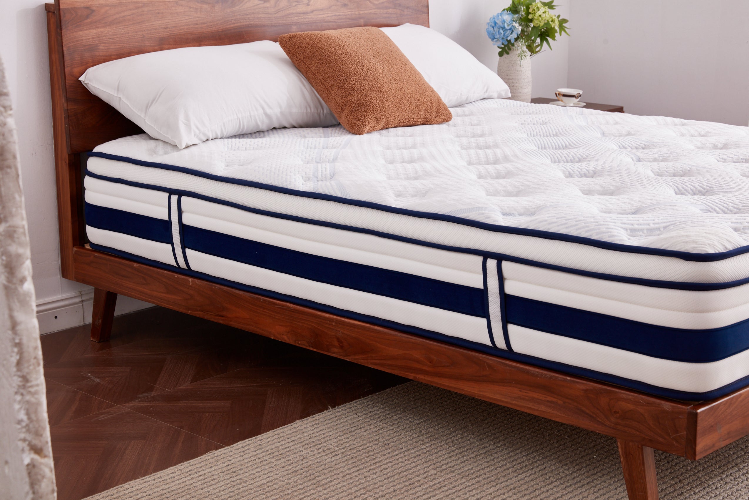 Single Mattress 3FT, Pocket Sprung Memory Foam, Medium Firm | 7 zone orthopaedic support, motion isolation, eases body pressure for single sleepers