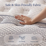 Queen Hybrid Mattress, Cooling Gel Memory Foam, Motion Isolation, Edge Support, for Back & Side Sleepers