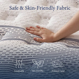 Queen Hybrid Mattress, Cooling Gel Memory Foam, Motion Isolation, Edge Support, for Back & Side Sleepers