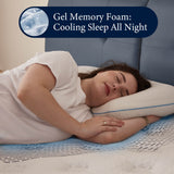 Queen Hybrid Mattress, Cooling Gel Memory Foam, Motion Isolation, Edge Support, for Back & Side Sleepers